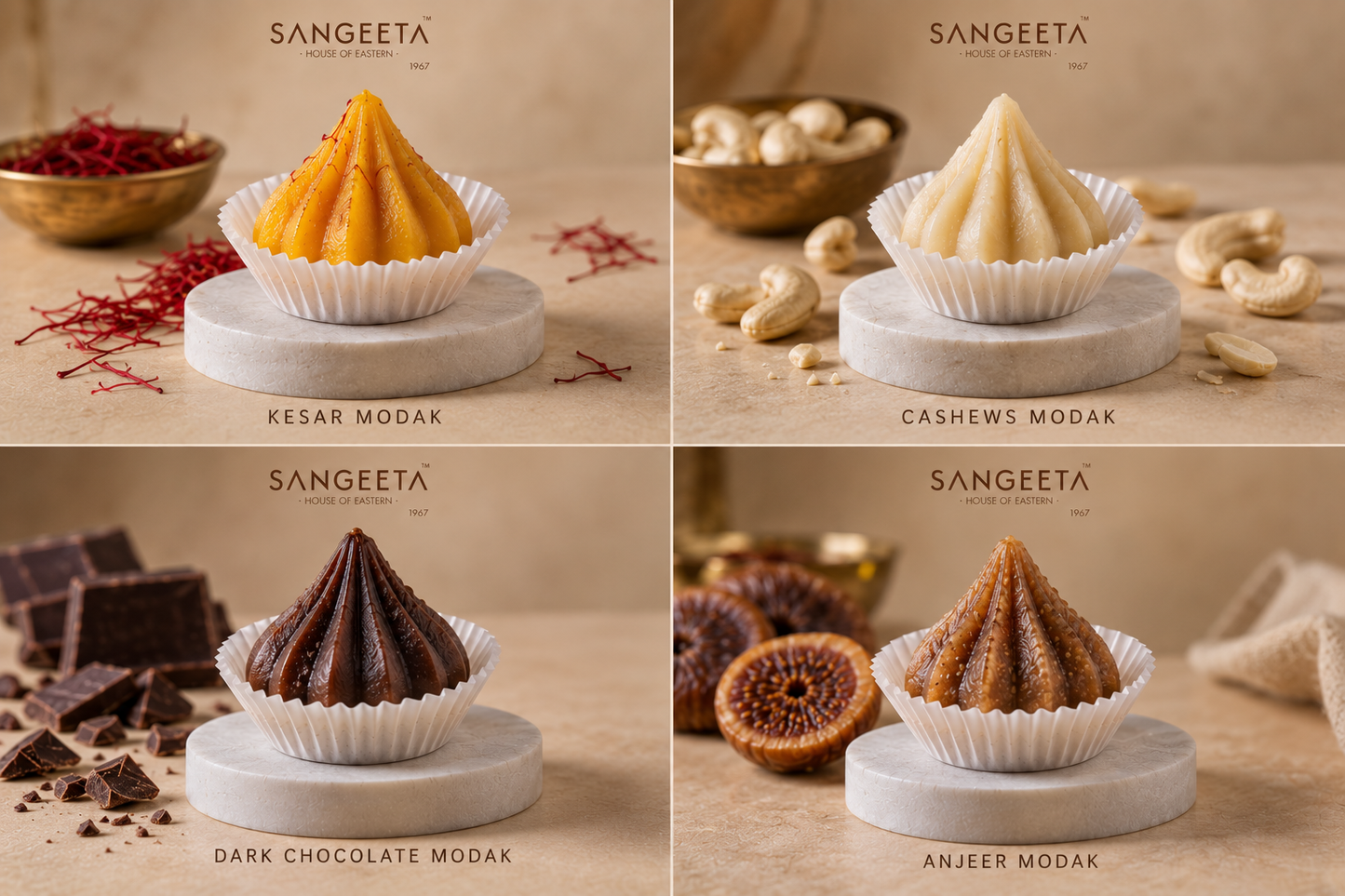 Assorted Modak Box - Pack of 21