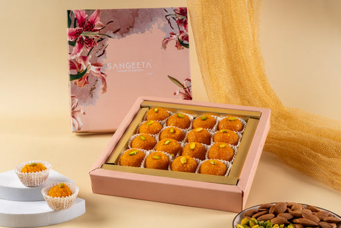 Kesar Motichoor Ladoo Gift Box