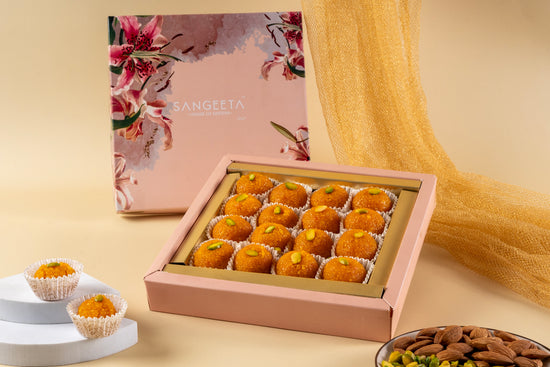 Kesar Motichoor Ladoo Gift Box